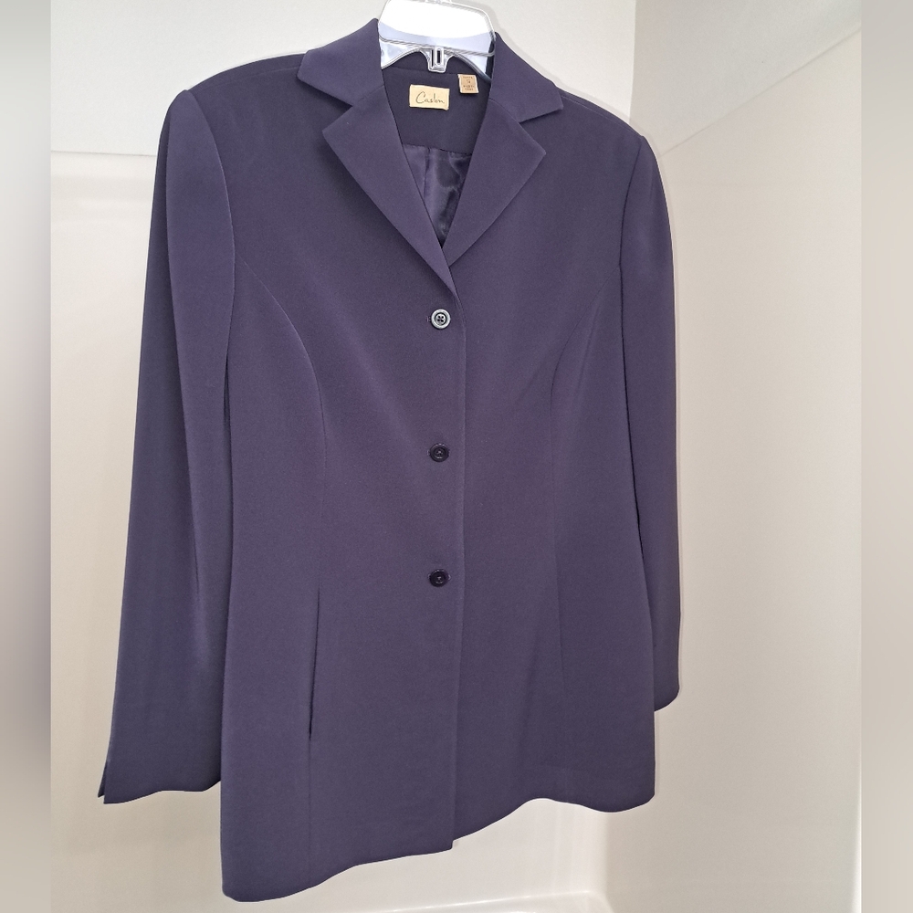 Caslon Women's Purple Skirt and Blazer Set